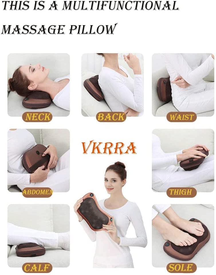 Neck and Back Massage Pillow