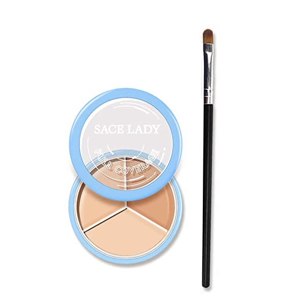 Full Cover Concealer Makeup with Brush