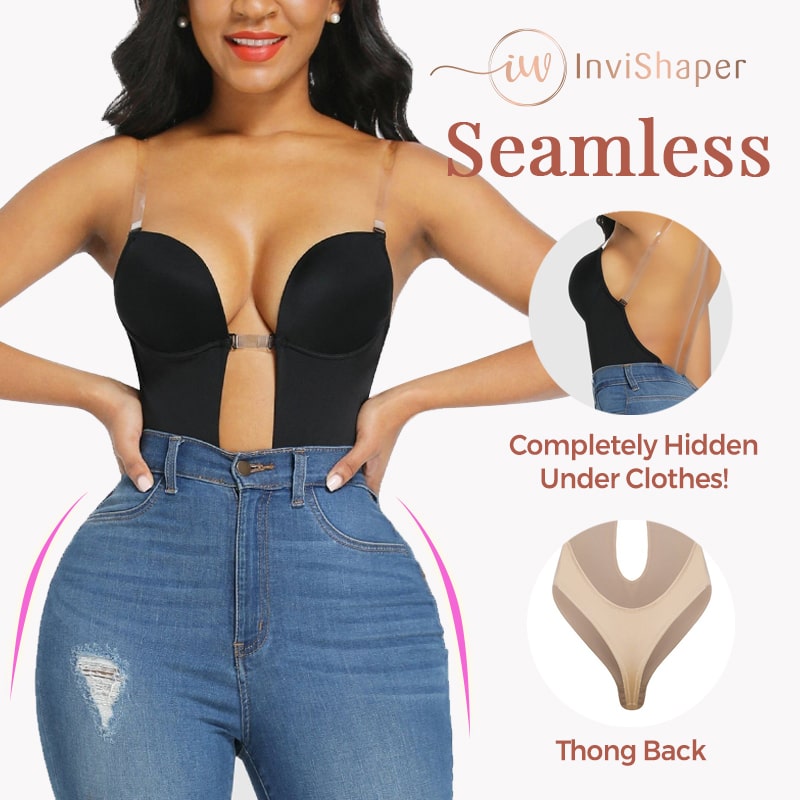 InviShaper - Plunge Backless Body Shaper Bra