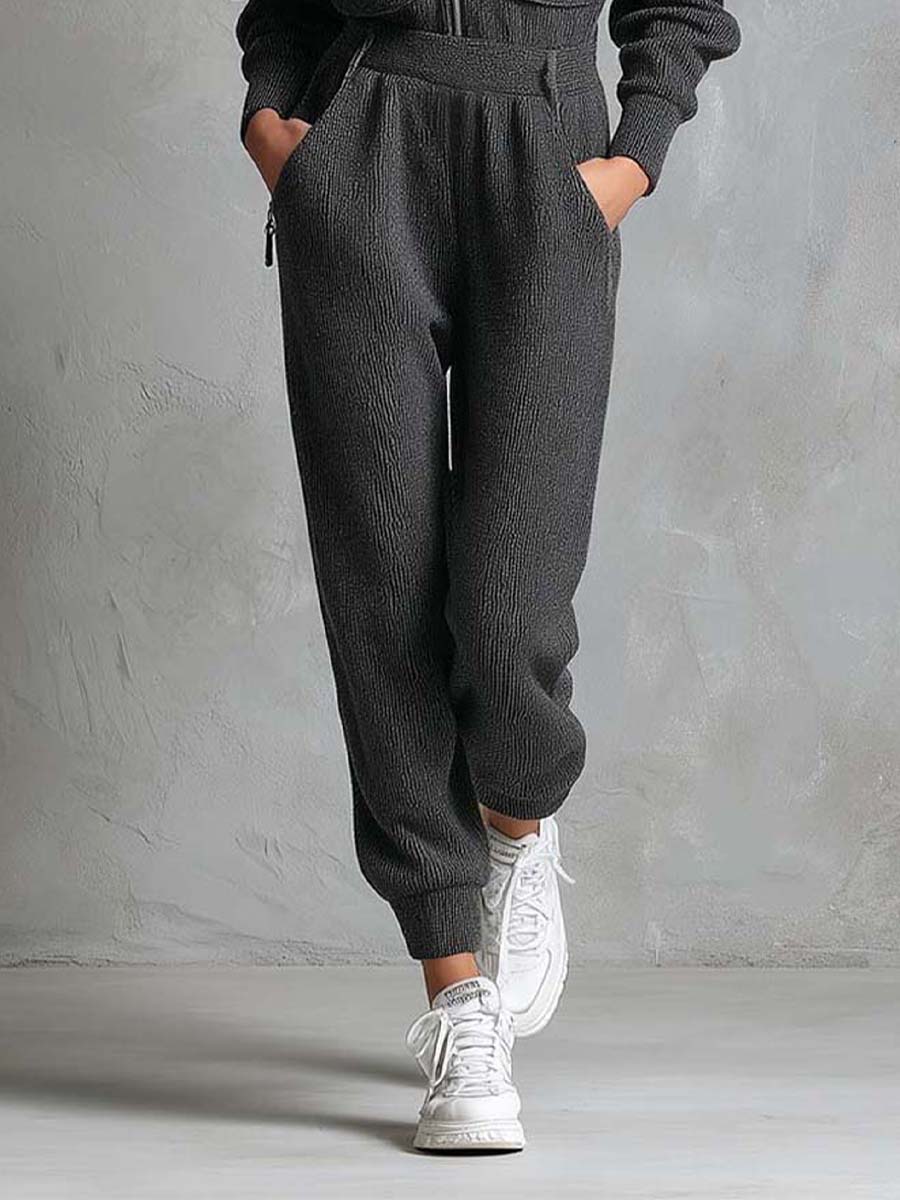 Cozy Knit Two-Piece Lounge Set
