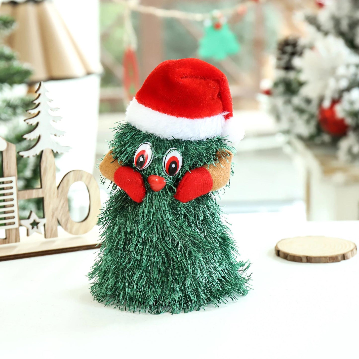 Dancing Christmas tree electronic plush toys decorations Christmas gifts