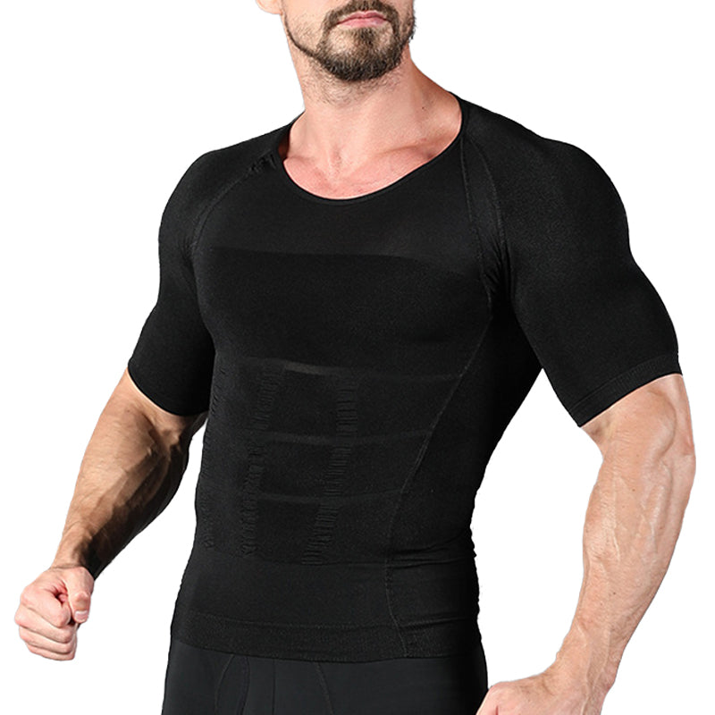 Men's Slim Body Shapewear Compression  Abdomen Tummy Belly Waist Cincher Vest