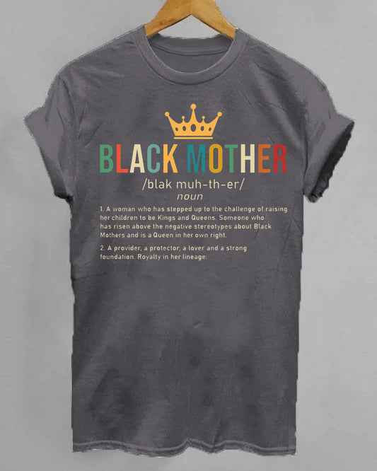 BLACK MOTHER TEE