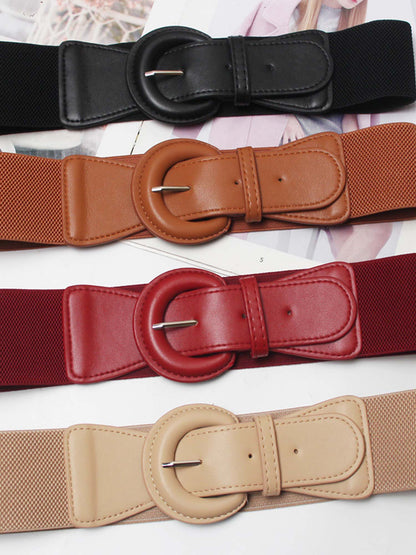 Leather Pinup Elastic Belt
