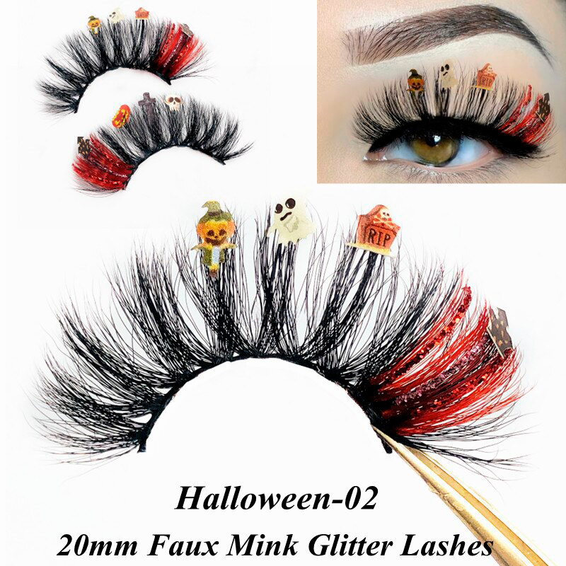 Halloween Glitter Lashes