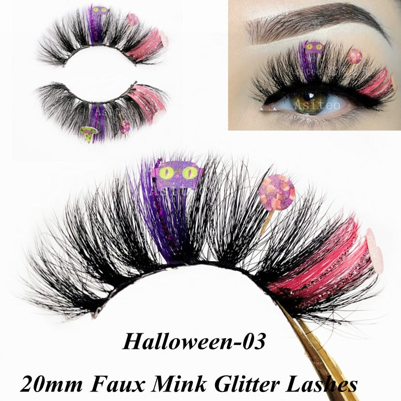 Halloween Glitter Lashes