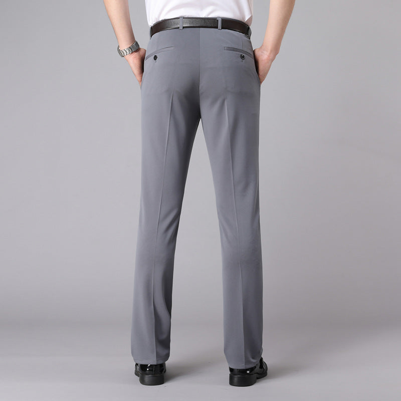 Men‘s ice silk suit pants