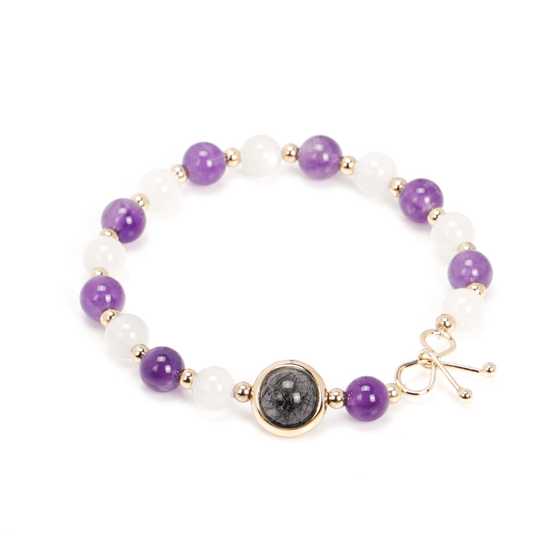 HealthyVibe Moonstone Amethyst Bracelet