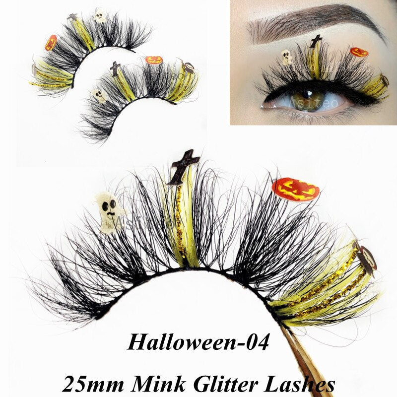 Halloween Glitter Lashes