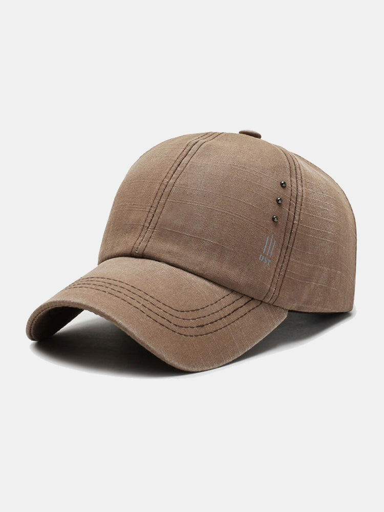 Unisex Letter Embroidered USA Flag Hat