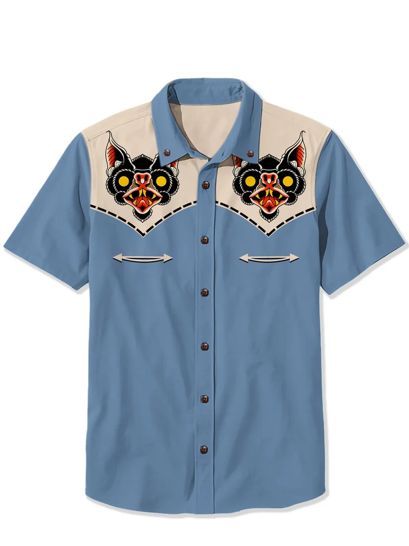 Retro Bat - 100% Cotton Shirt
