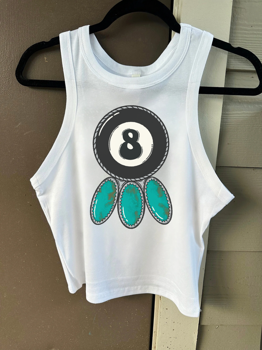 8 Ball Cropped Tank