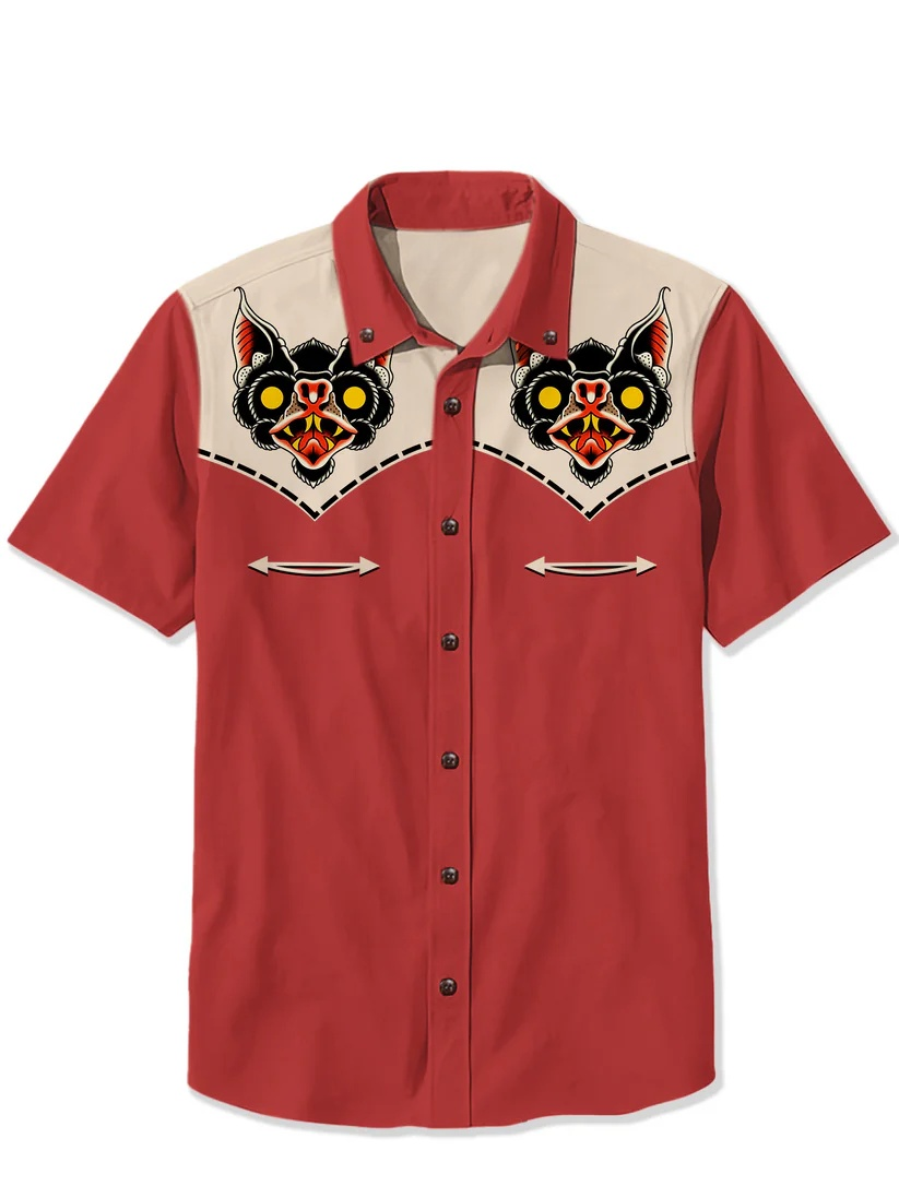 Retro Bat - 100% Cotton Shirt