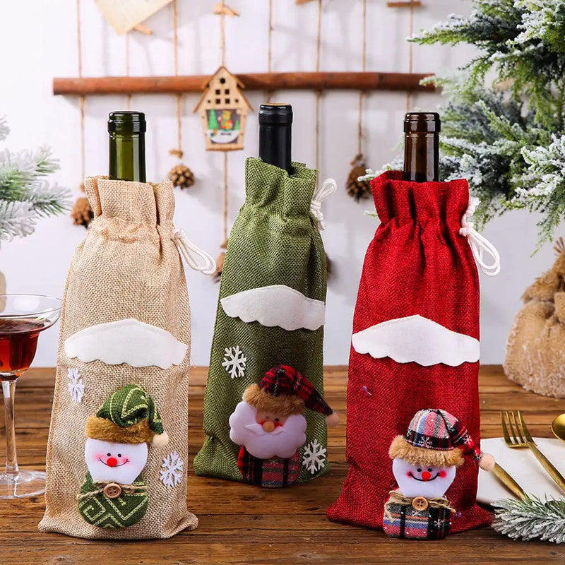 🎄Christmas Wine Bottle Bags