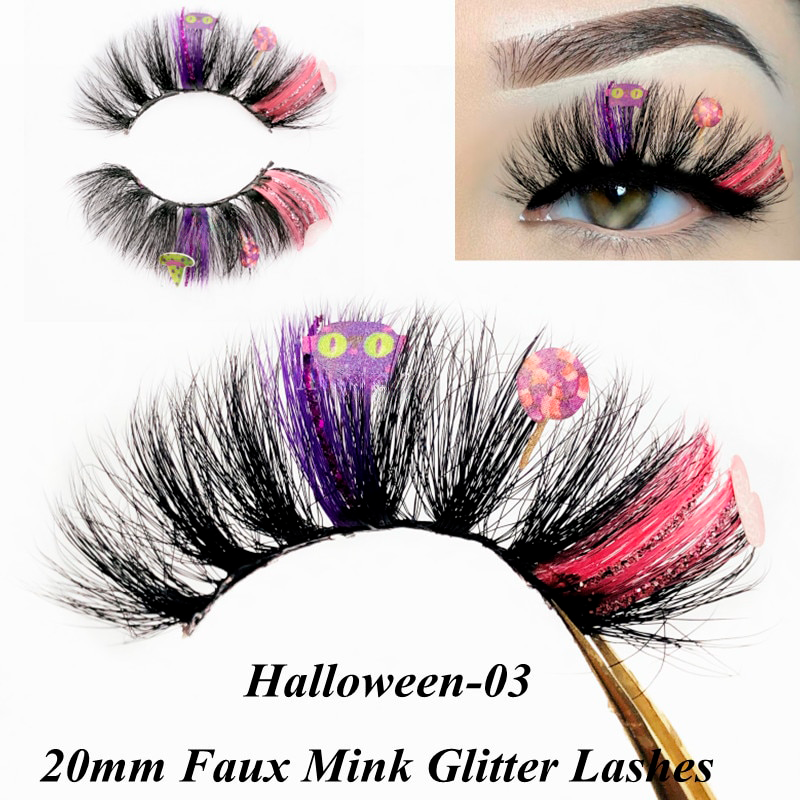 Halloween Glitter Lashes