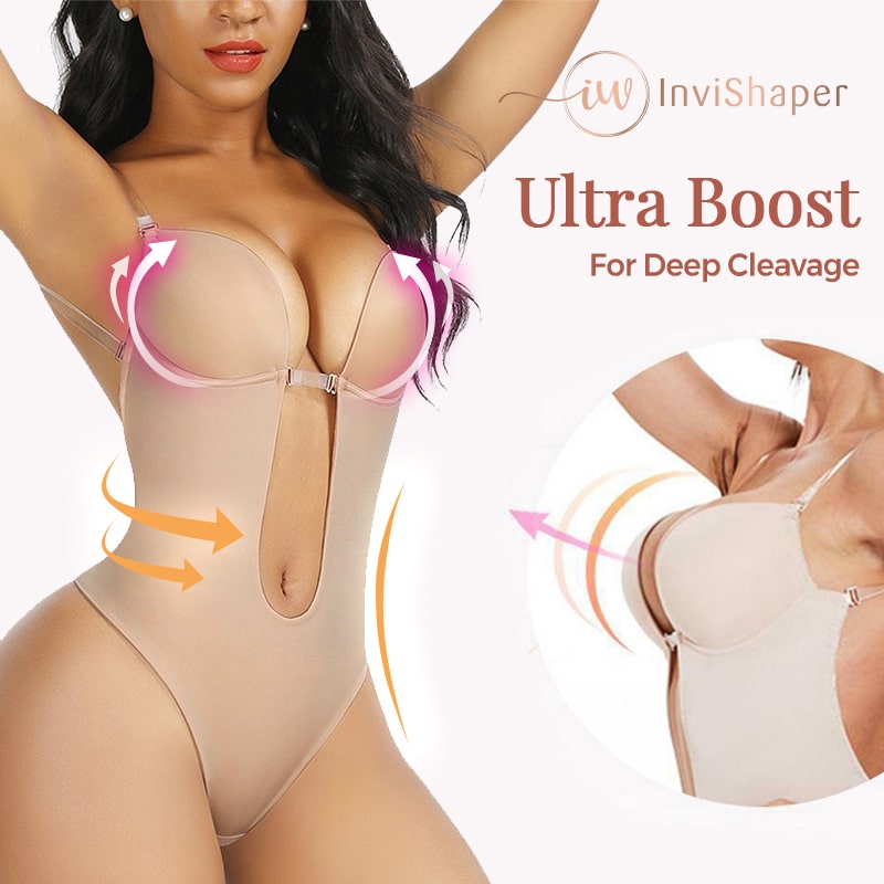 InviShaper - Plunge Backless Body Shaper Bra