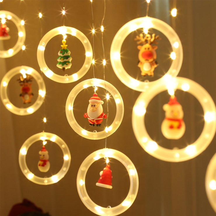 Christmas Curtain String Lights(🎅 Christmas Early Special Offer - 50% OFF + Buy 2 Free Shipping)