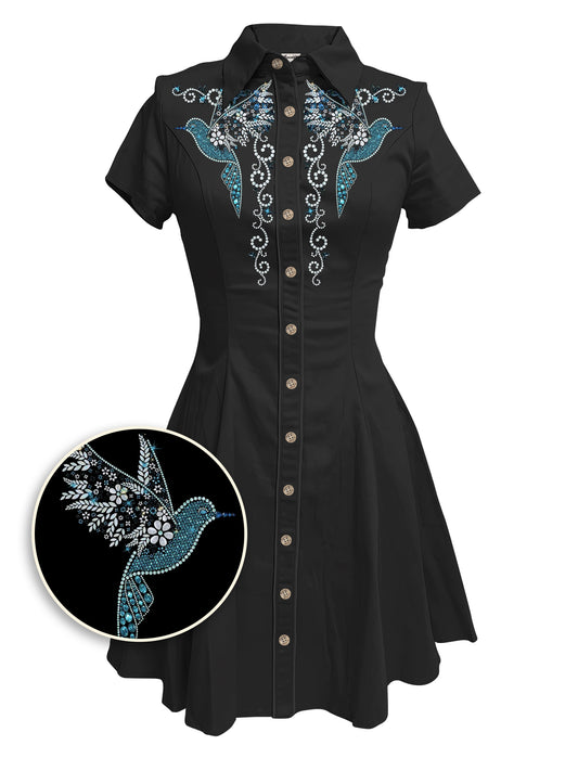 Jewel Bird - 100% Cotton Dress