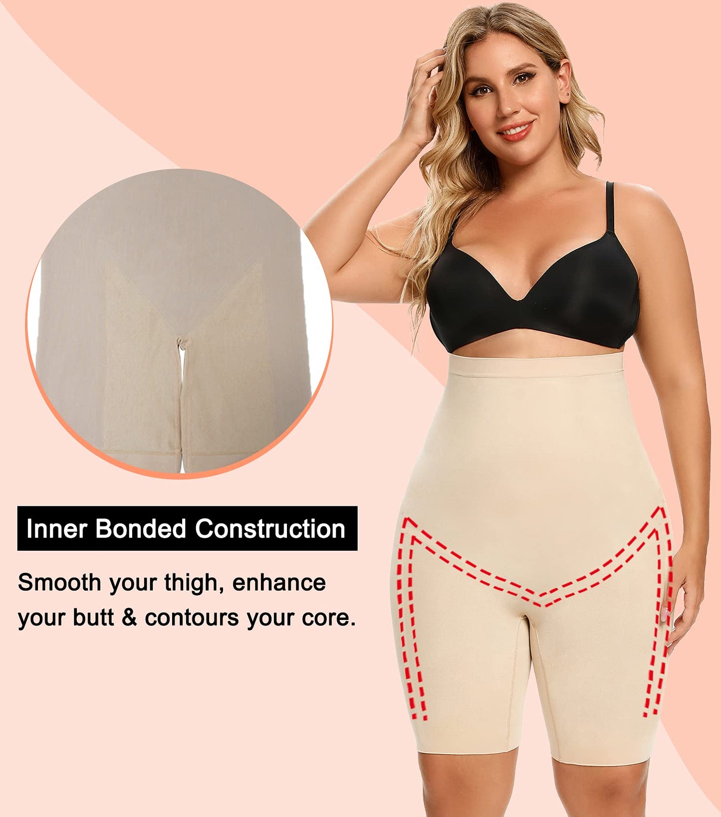 High Waisted Tummy Control Shapewear Shorts (Buy 2 Free Shipping)