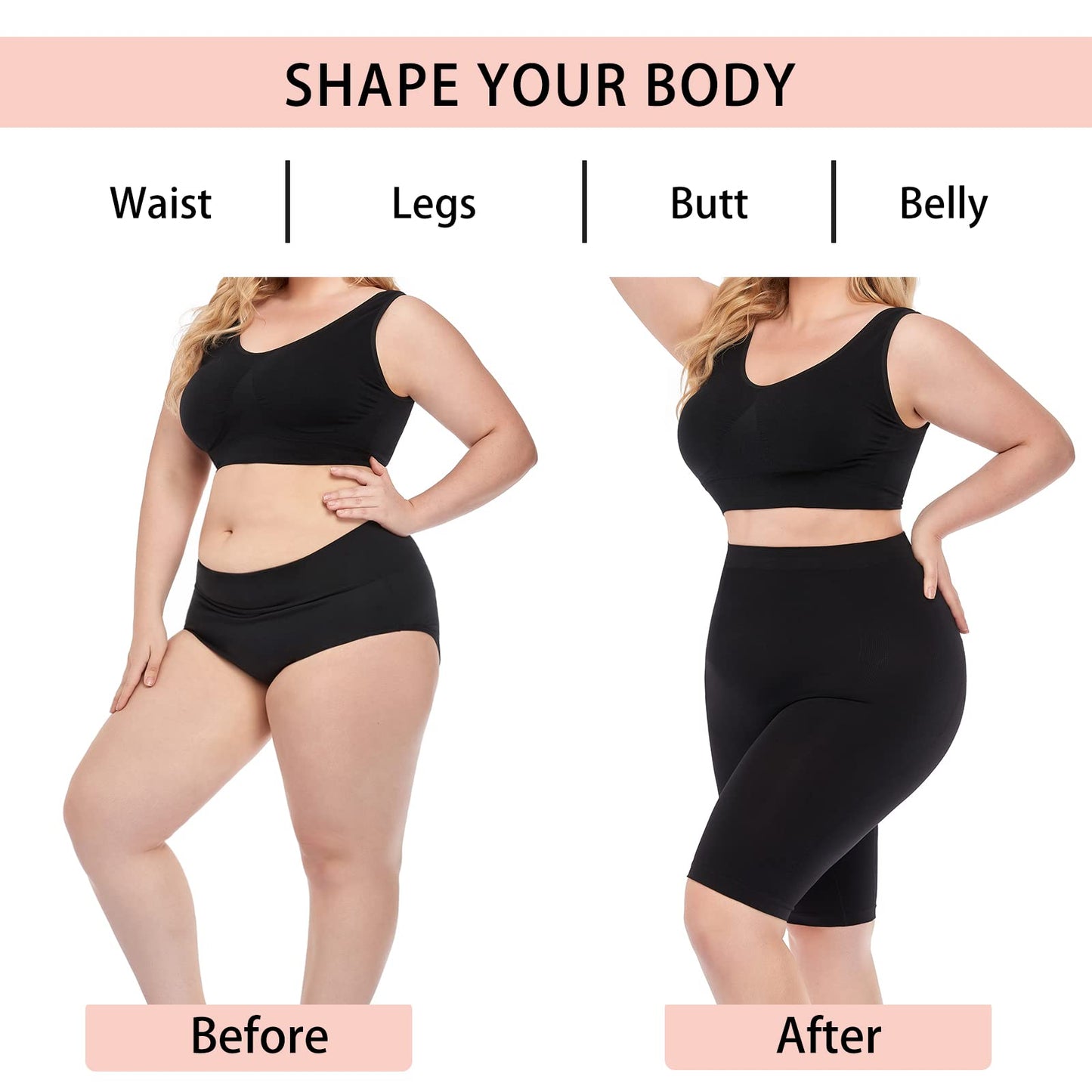 High Waisted Tummy Control Shapewear Shorts (Buy 2 Free Shipping)