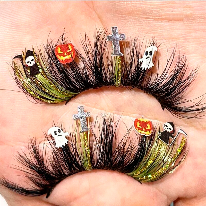 Halloween Glitter Lashes