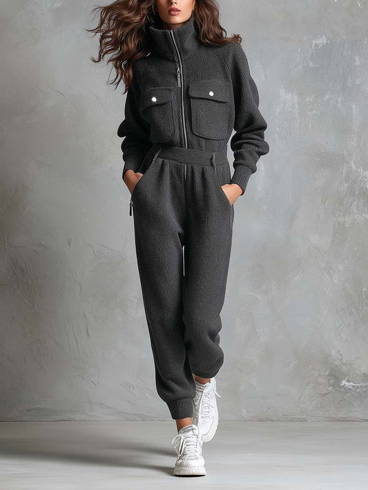 Cozy Knit Two-Piece Lounge Set