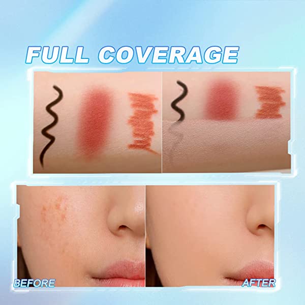 Full Cover Concealer Makeup with Brush