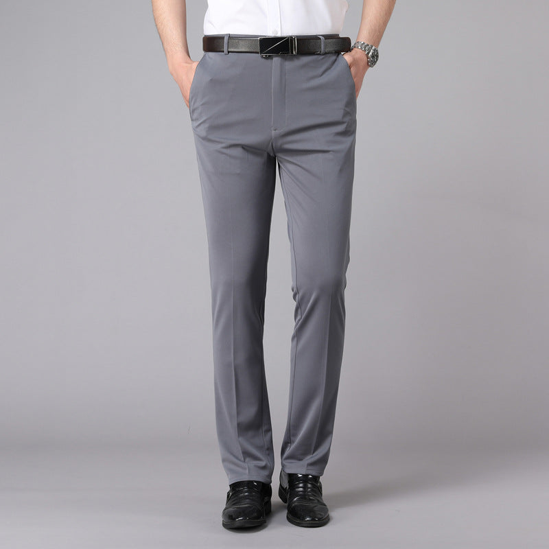 Men‘s ice silk suit pants