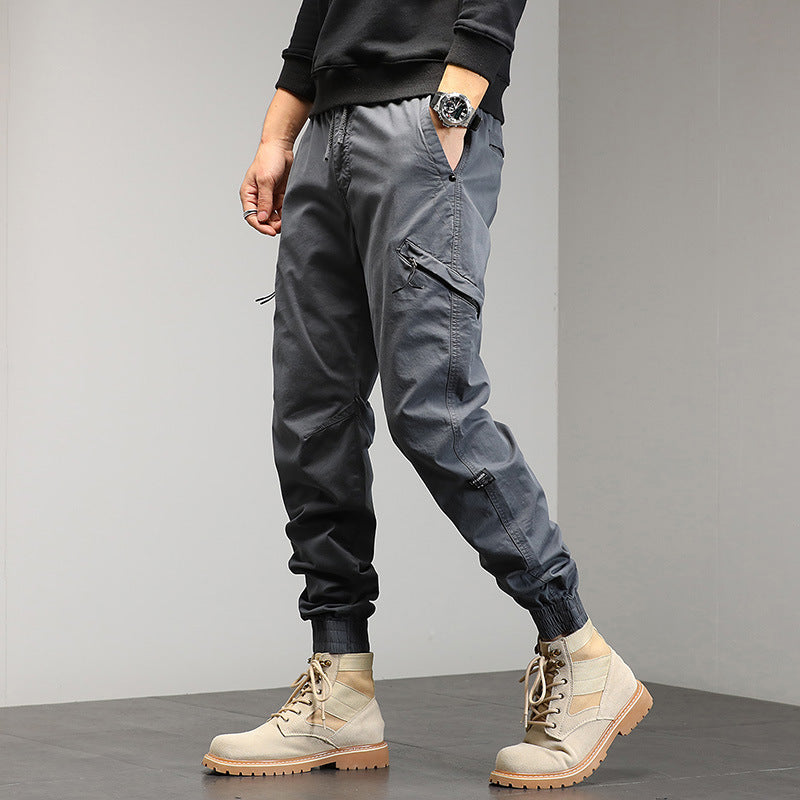 [BUY 2 FREE SHIPPING]Retro Multi-Pocket Casual Pants