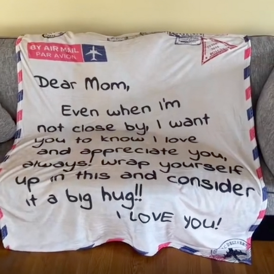 LETTER TO MOM BLANKET