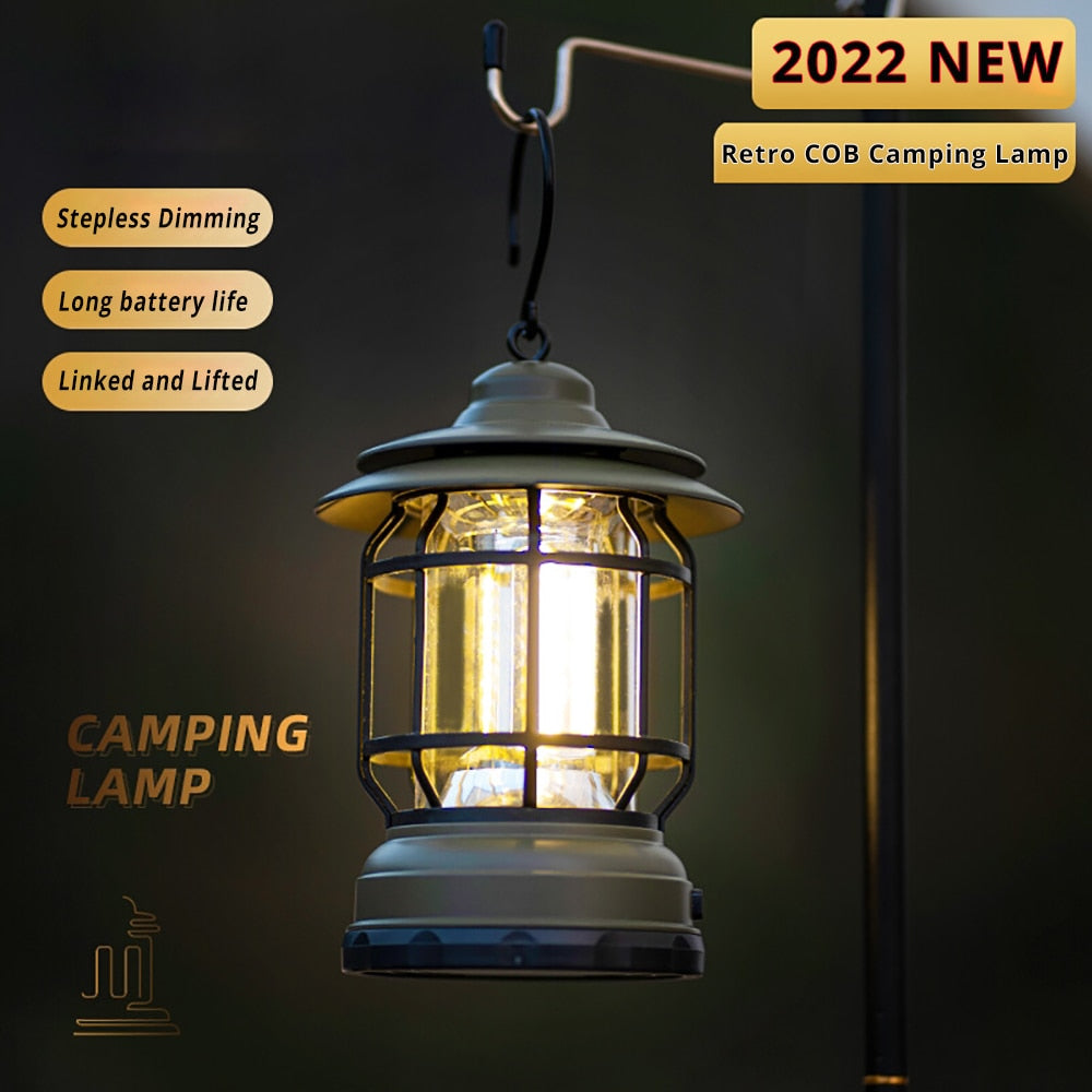 Camping Portable Vintage Tent Lights