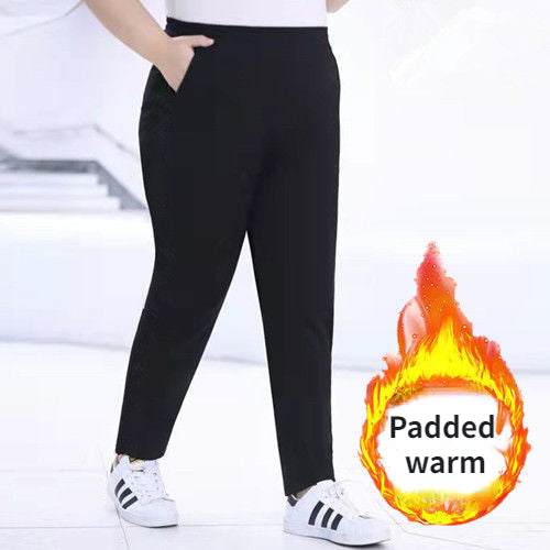 XL-9XL Extra large size warm fleece pants