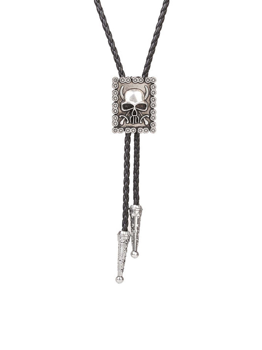 Halloween Skull Bolo Tie