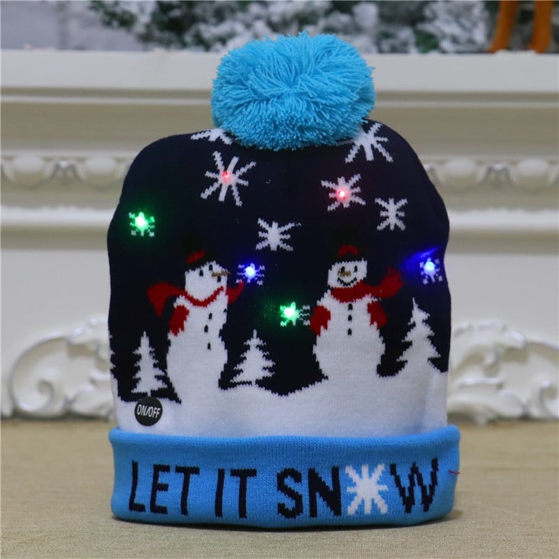 🎁2022 Early Christmas Sale 48% OFF- Christmas LED Light Knitted Beanies