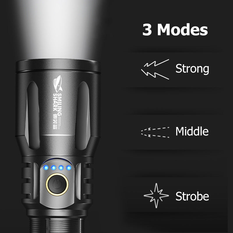 High-power Flashlight Charging Outdoor