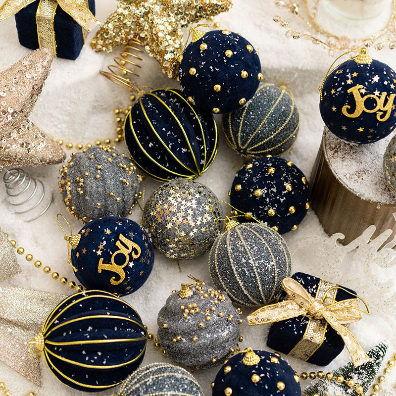 Gold Decorative Hangings Christmas Balls