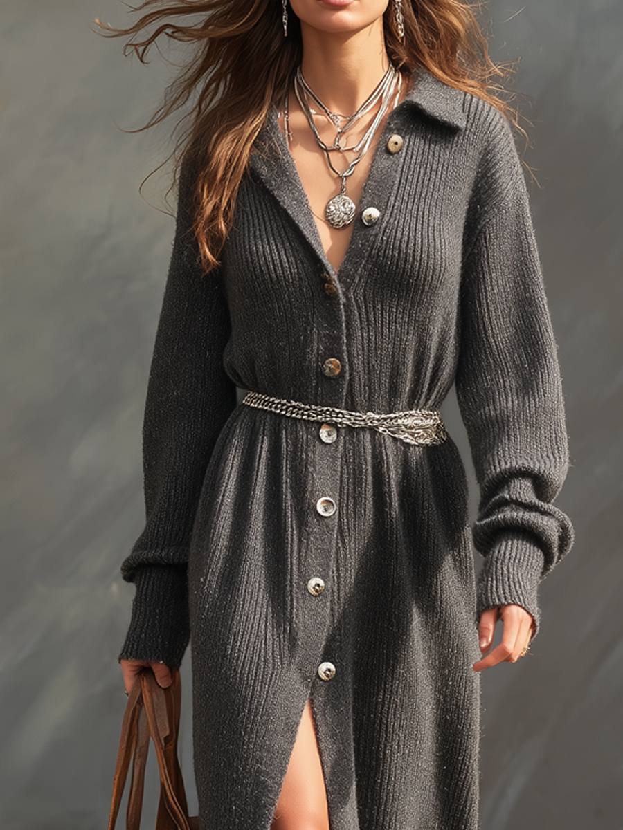 Vintage Knitted Maxi Dress