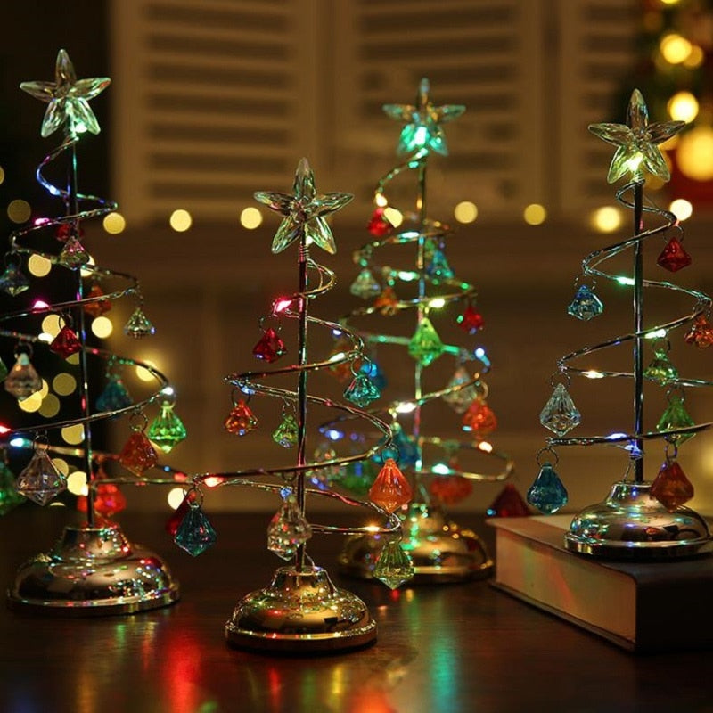 Led night lights Christmas tree decoration lights diamond ambient lights Christmas decoration children's gifts