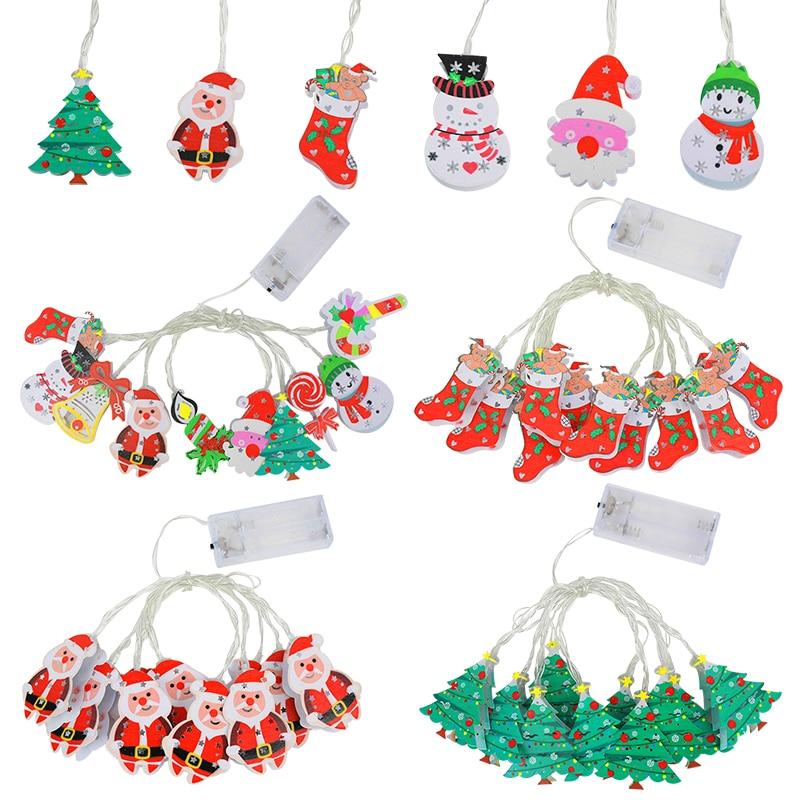 Lovetti 165Cm Christmas Decoration Led Light Ornament Plastic Santa Claus Christmas Tree Snowman Light Garland Glow In The Dark Xmas Dec