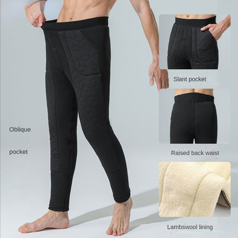 Men's Thickened and Padded Warm Pants