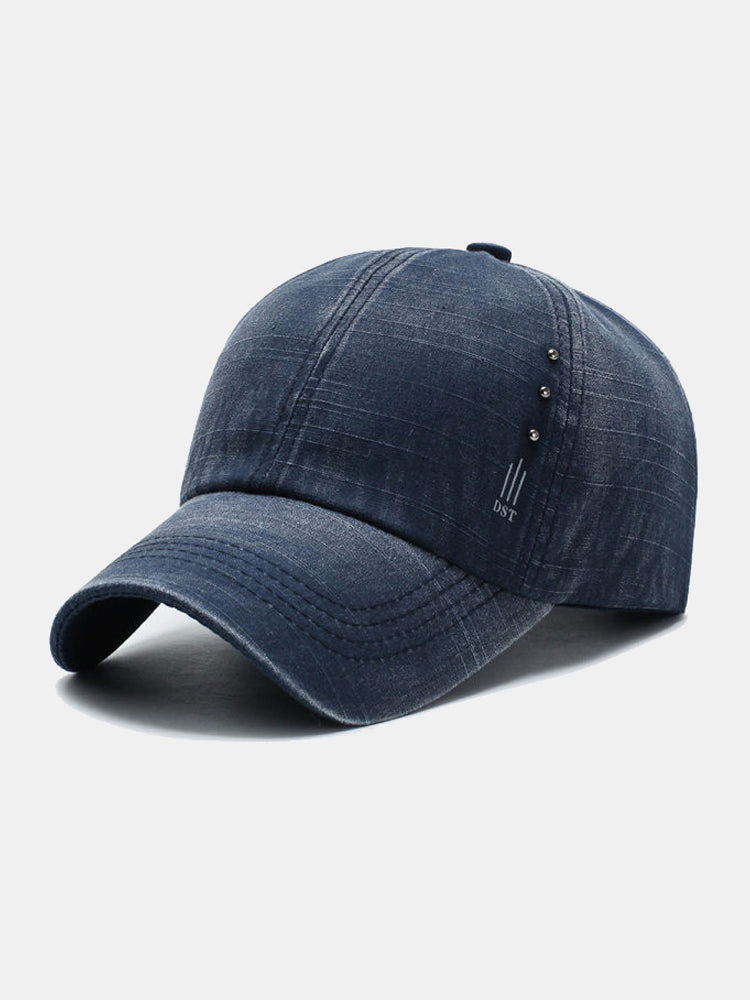 Unisex Letter Embroidered USA Flag Hat