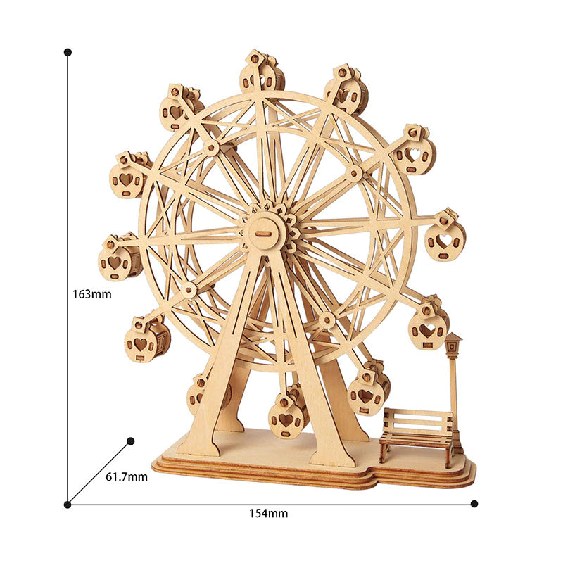 DIY 3D Ferris Wheel Wooden Model Building