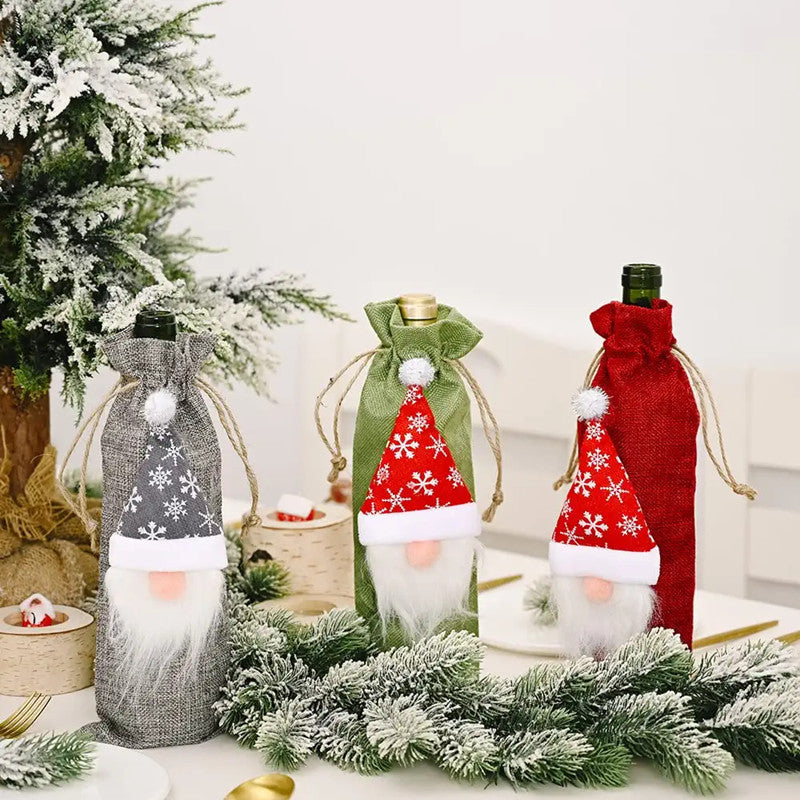 🎄Christmas Wine Bottle Bags