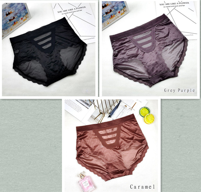 High Waist Cutout Plus Size Women's Panties