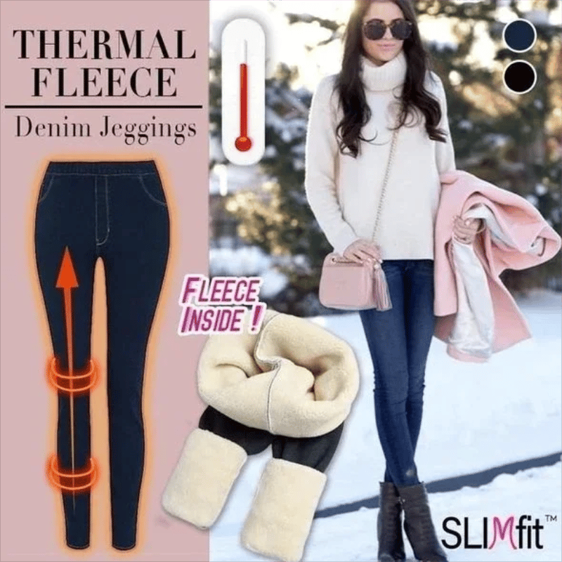 💖 Last Day Promotion 49% OFF🌹Thermal Fleece Denim Jeggings BUY 3 FREE SHIPPING)