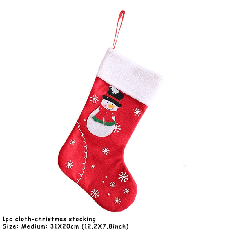 Christmas Stocking Santa Sack Gift Bag