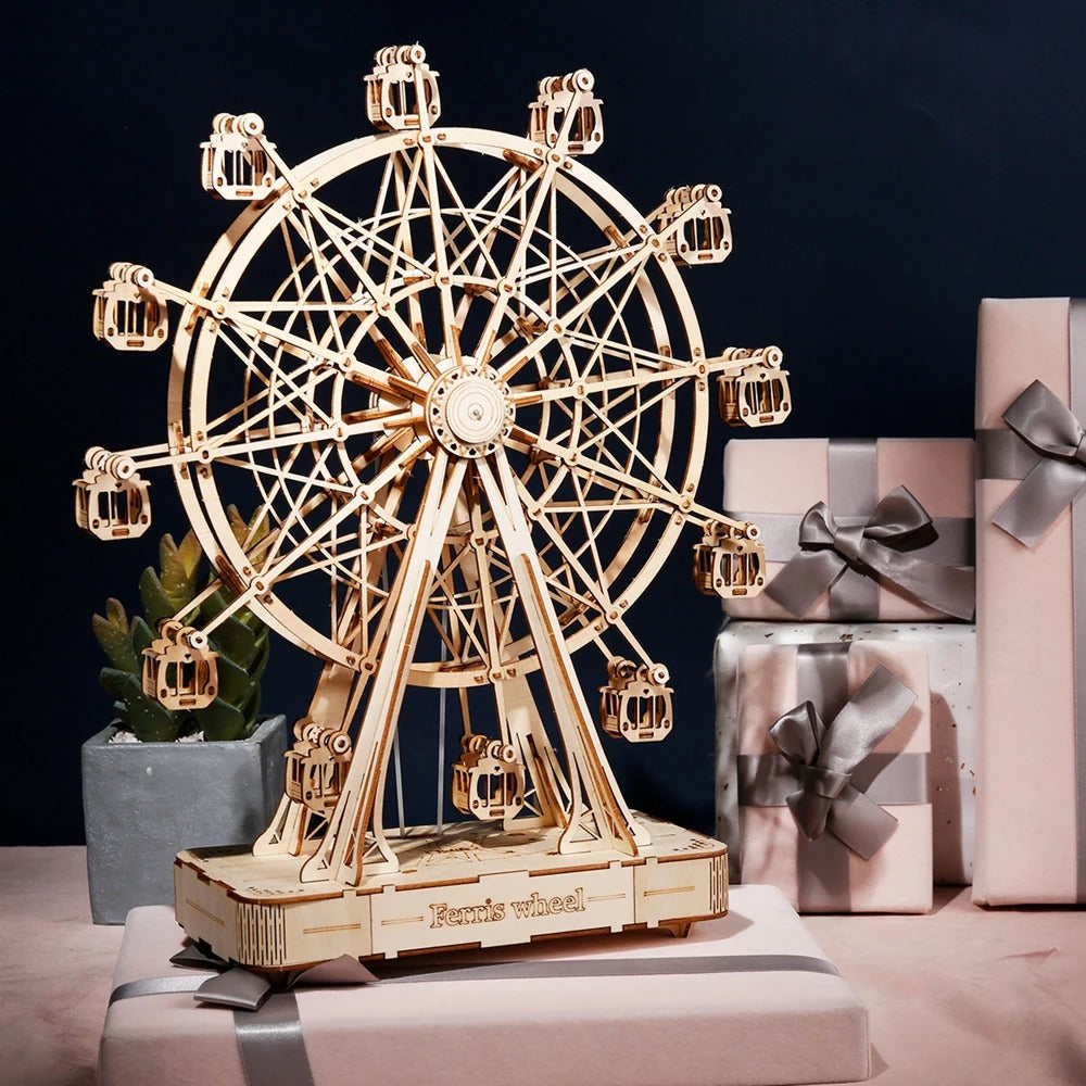 DIY 3D Ferris Wheel Wooden Model Building