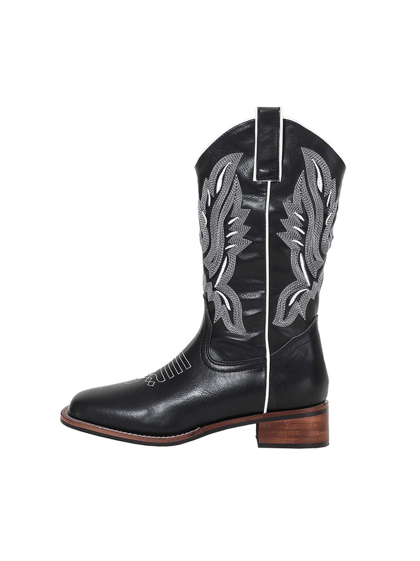 Vintage Embroidered Cowboy Boots