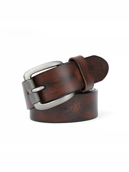 Top Layer Cowhide Vegetable Tanned Leather Belt