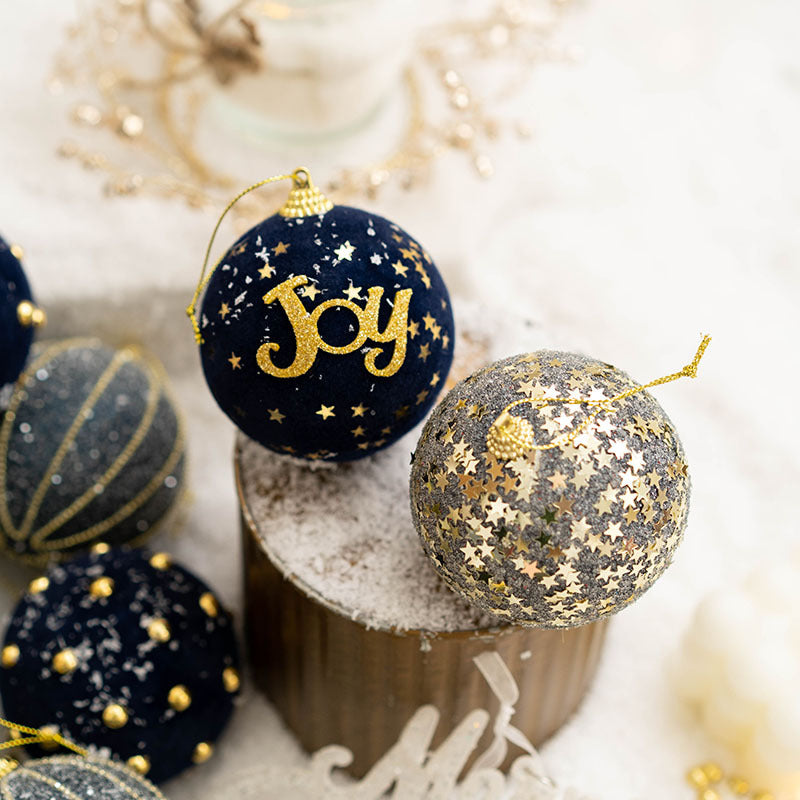 Gold Decorative Hangings Christmas Balls